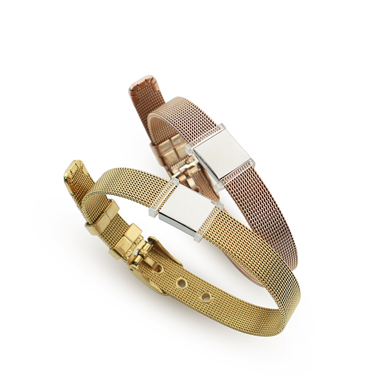 DINGLLY 10mm High Quality Stai – обзор и цена Mesh Strap Metal