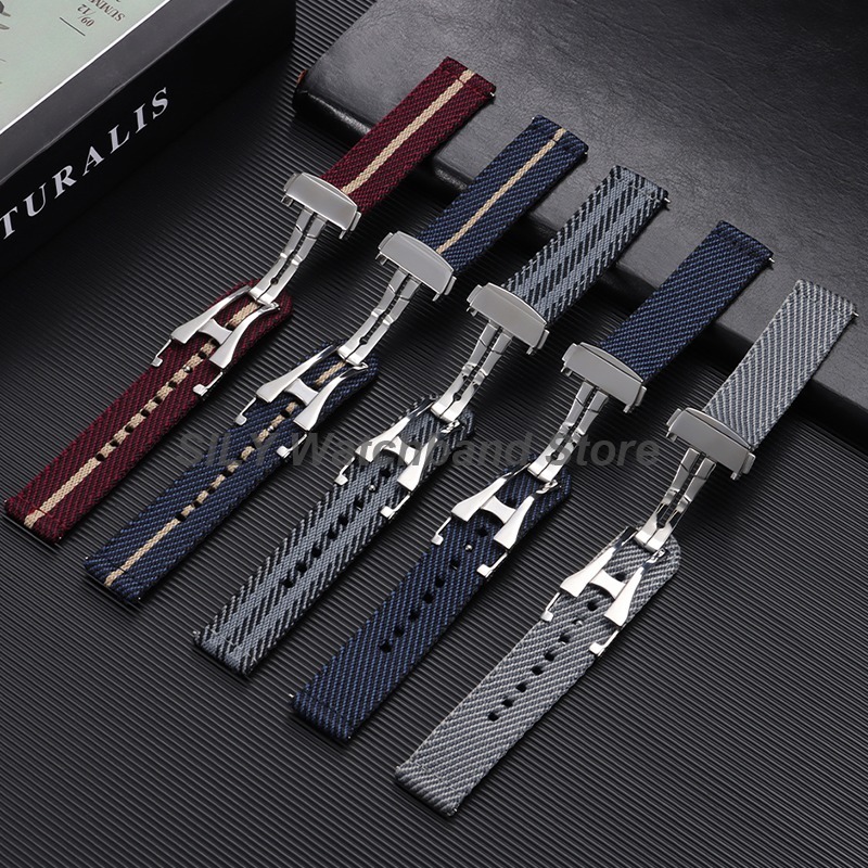Woven Canvas Fabric Watch Band – обзор и цена Canvas Strap Watch