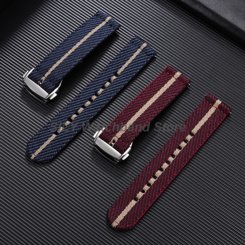Woven Canvas Fabric Watch Band – обзор и цена Canvas Strap Watch