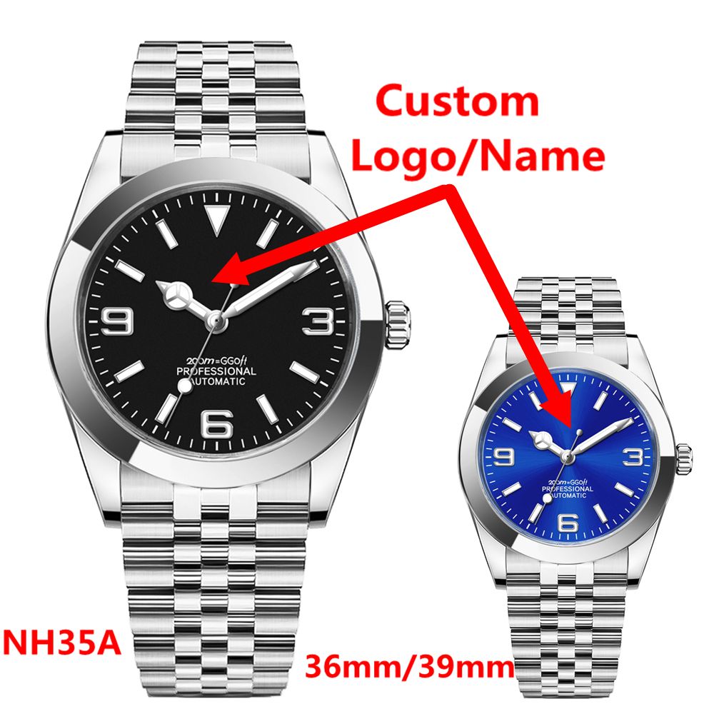 Custom Logo Luxury NH35 Watch  – обзор и цена Stainless Bracelet Diver