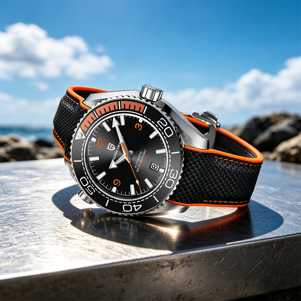 PAGANI DESIGN Diving Watch 100 – обзор и цена Rubber Strap Diver