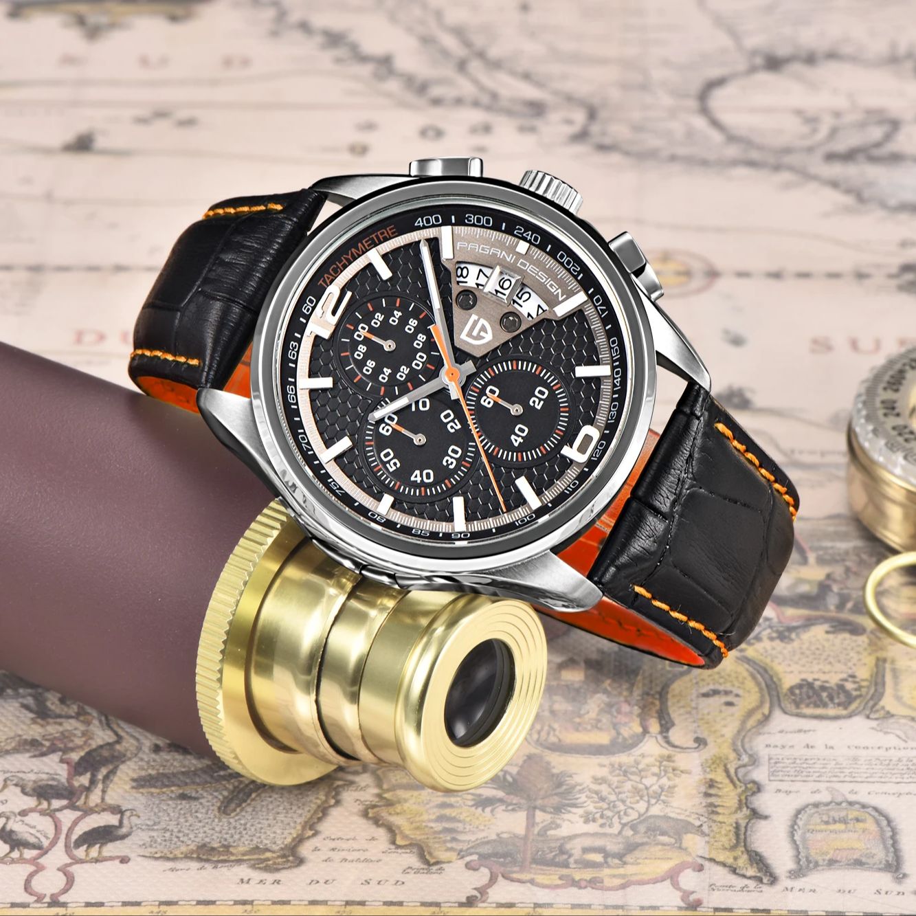 Pagani PD3306 Mens Quartz Watc – обзор и цена Leather Watch Band Men