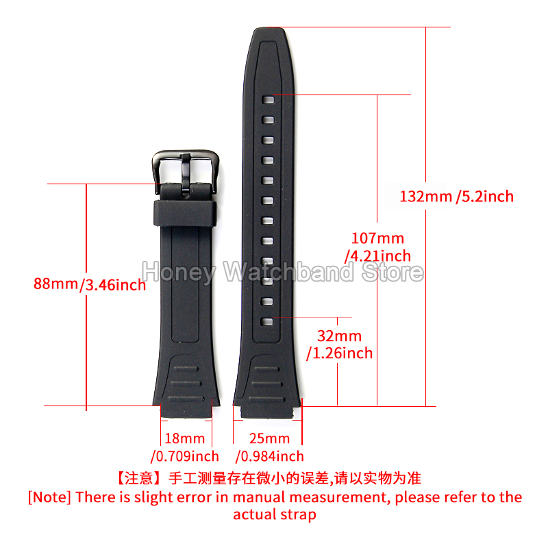 For ​​Casio W-800H F-91W/84/94 – обзор и цена Rubber Strap Diver