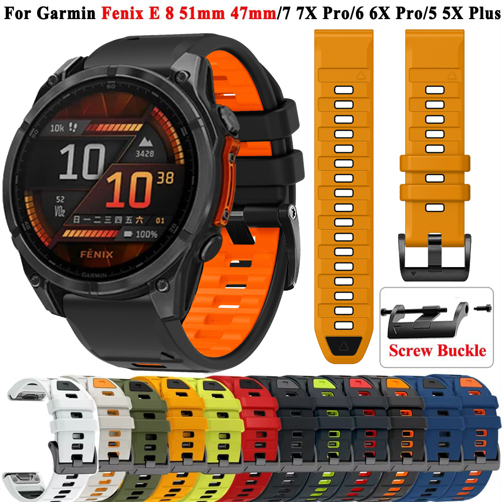 QuickFit 26mm 22mm Silicone Wa – обзор и цена Silicone Watch Band 22Mm