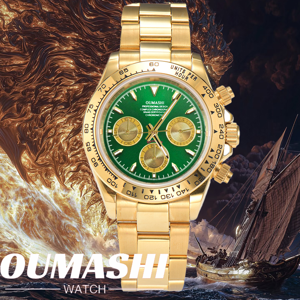 customized 39mm VK63 Watch Men – обзор и цена Stainless Bracelet Diver