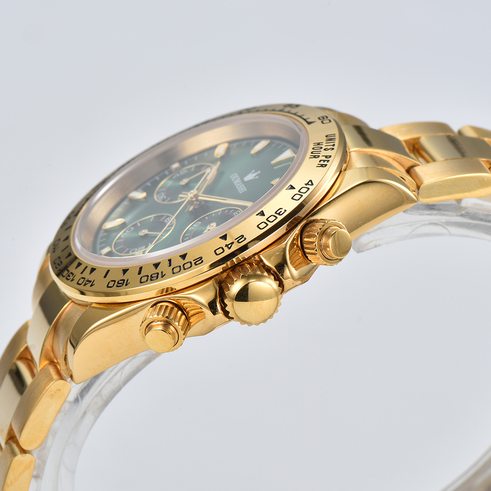 customized 39mm VK63 Watch Men – обзор и цена Stainless Bracelet Diver