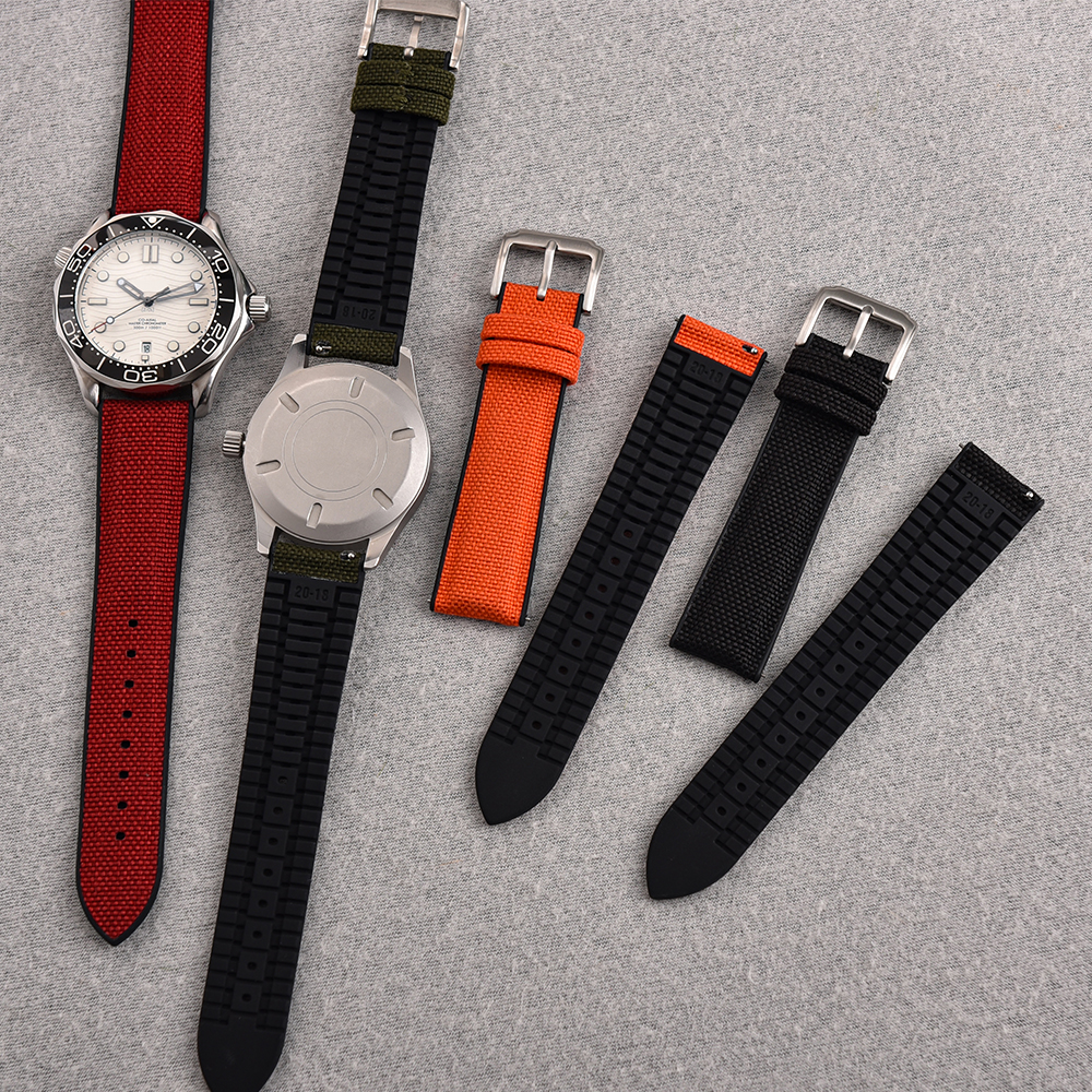 New Design Sailcloth Rubber St – обзор и цена Canvas Strap Watch