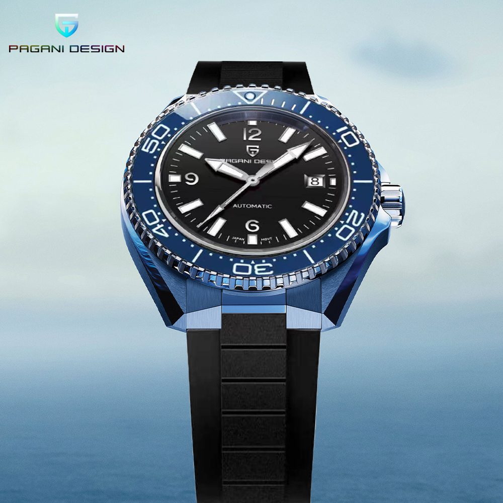 Pagani Design New Men's Mechan – обзор и цена Rubber Strap Diver