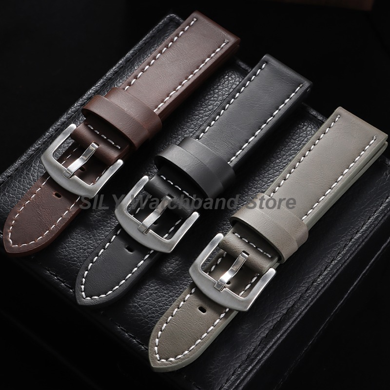Genuine Leather Watchband 18mm – обзор и цена Rubber Strap Diver