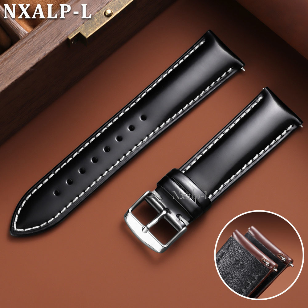 Oiled Leather Strap for Omega  – обзор и цена Leather Strap Quick Release