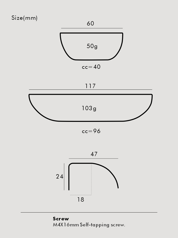 Nurlin Brass Fold Short Edge P – обзор и цена Curved Spring Bar