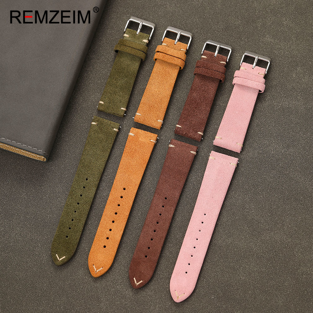 Unisex Suede Leather Watch Bel – обзор и цена Suede Strap Watch