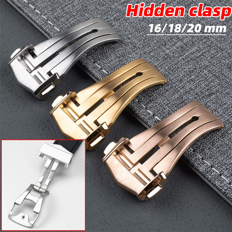 For Omega Deployment Clasp Lea – обзор и цена Butterfly Clasp Deployant