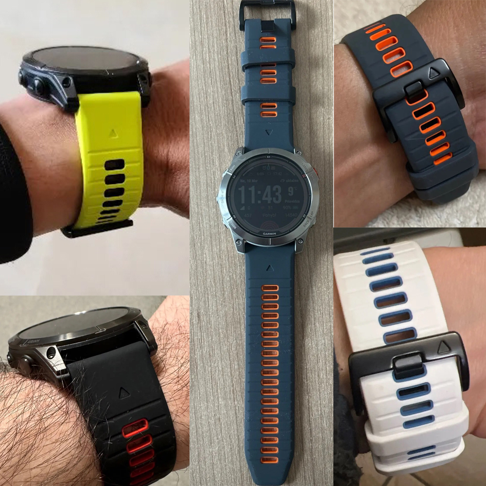Outdoor Sports 22mm Silicone W – обзор и цена Silicone Watch Band 22Mm