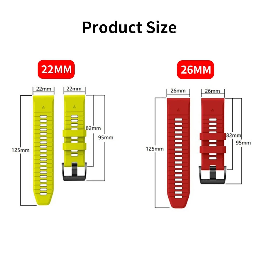 Outdoor Sports 22mm Silicone W – обзор и цена Silicone Watch Band 22Mm