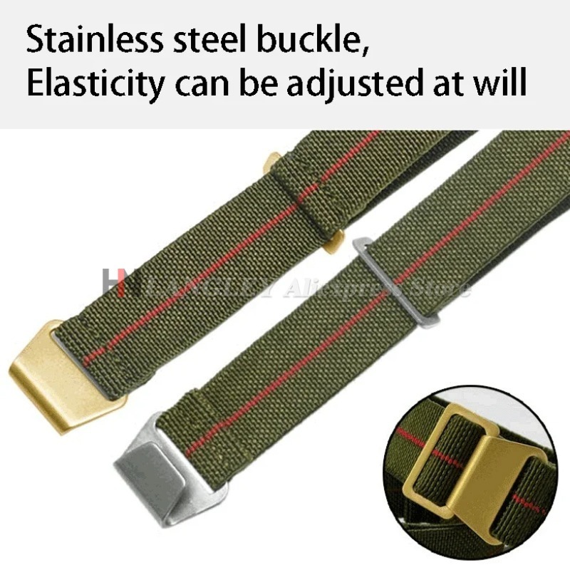 Elastic Nylon Watch Band for S – обзор и цена Parachute Strap Elastic