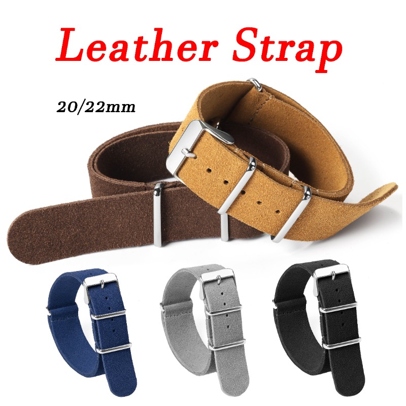 20mm 22mm Universal Military R – обзор и цена Suede Strap Watch