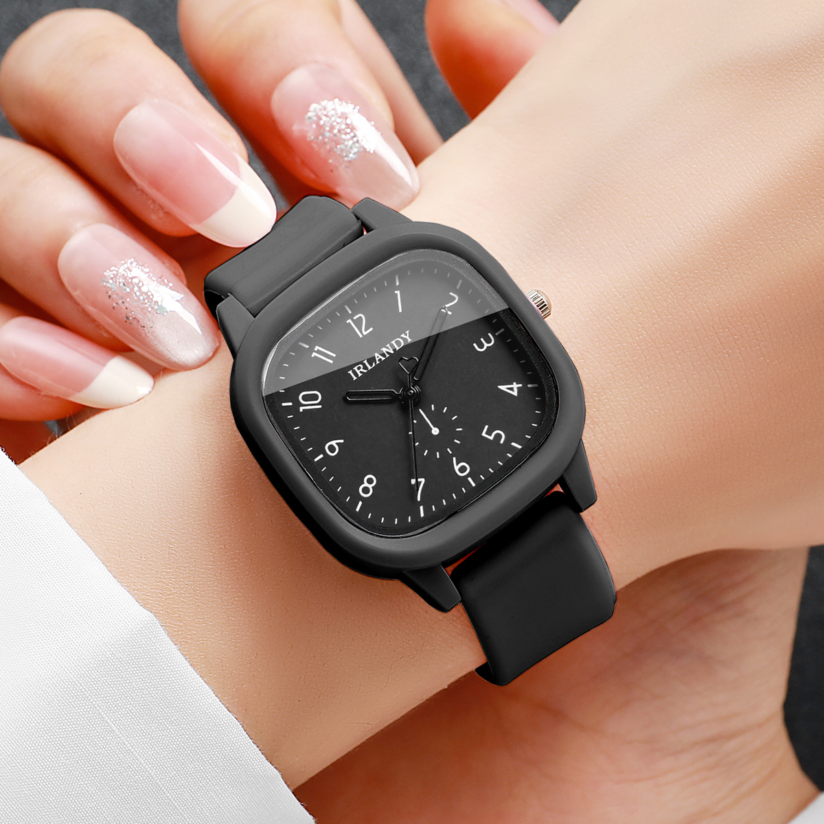 Fashion Square Women Quartz Wa – обзор и цена Silicone Band Women