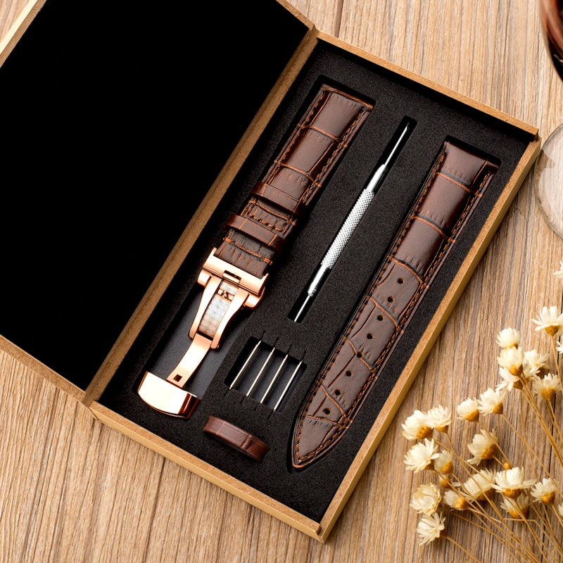 Watchband 18mm 19mm 20mm 21mm  – обзор и цена Butterfly Clasp Deployant