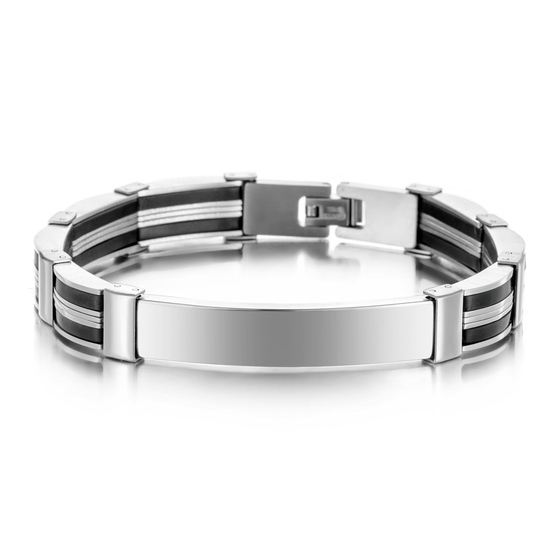 Punk Custom TEXT Name Men Stai – обзор и цена Silicone Band Women