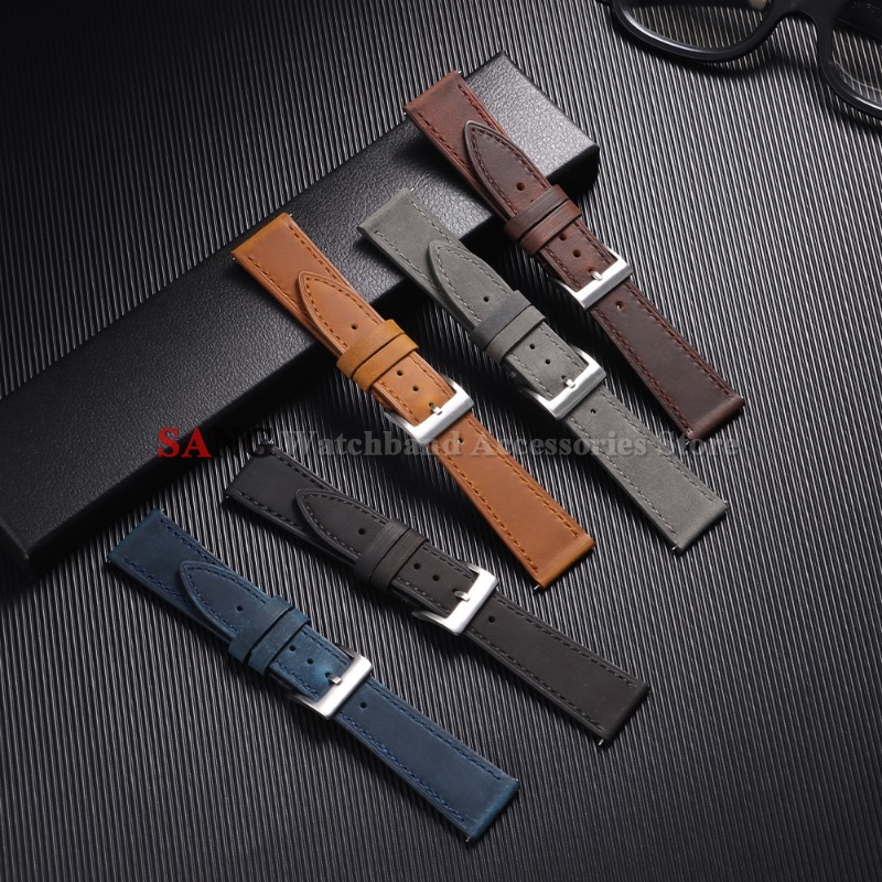 18mm 19mm 20mm 21mm 22mm 24mm  – обзор и цена Leather Strap Quick Release
