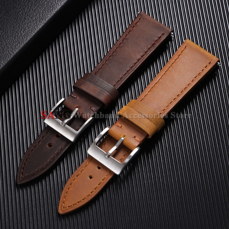 18mm 19mm 20mm 21mm 22mm 24mm  – обзор и цена Leather Strap Quick Release