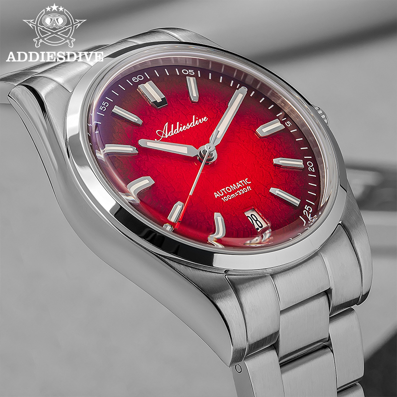 ADDIESDIVE Watch For Gift 39mm – обзор и цена Stainless Bracelet Diver