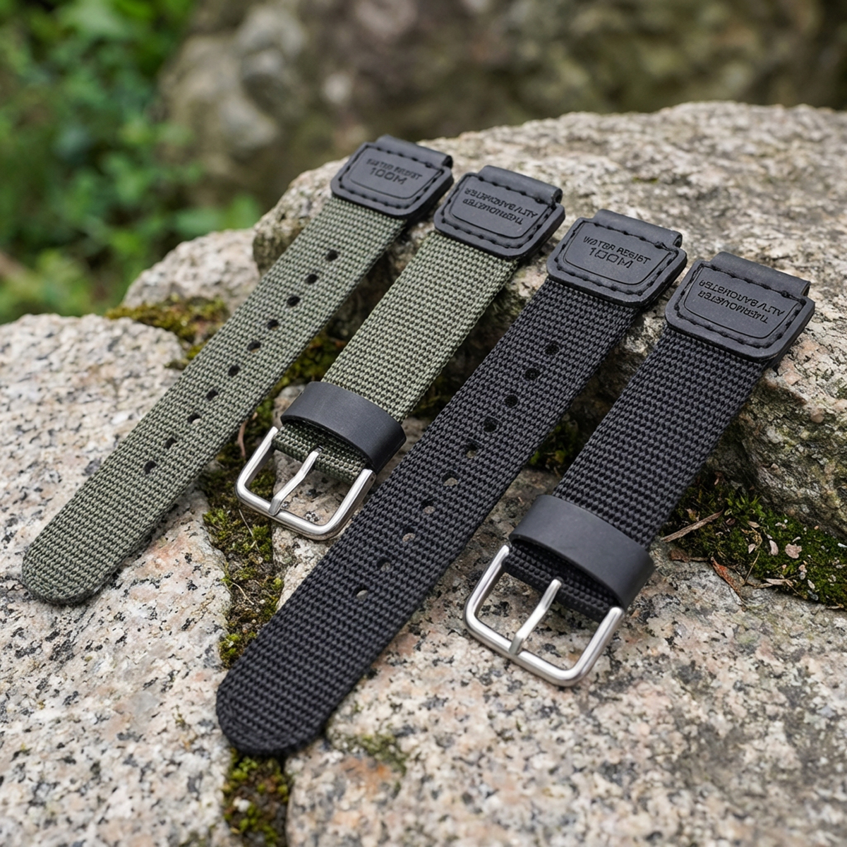 18mm Nylon Strap for Casio AE1 – обзор и цена Canvas Strap Watch