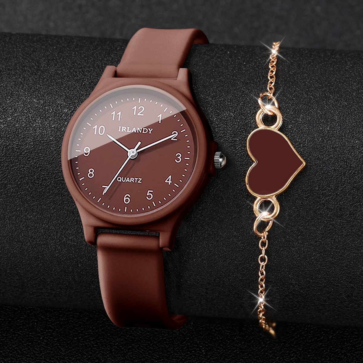 2PCS Fashion Arabic Dial Women – обзор и цена Silicone Band Women
