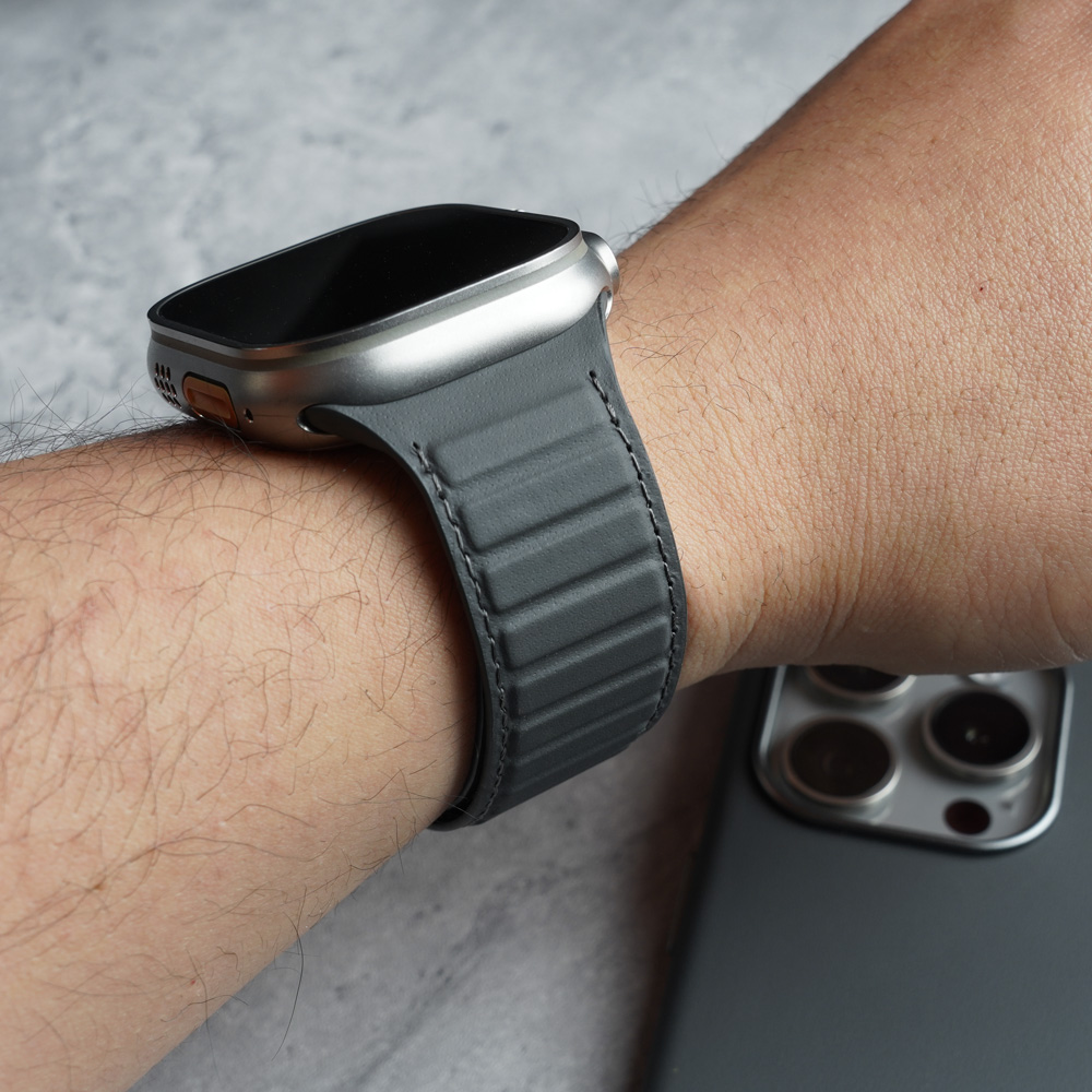 Magnetic Nappa Genuine Strap f – обзор и цена Suede Strap Watch