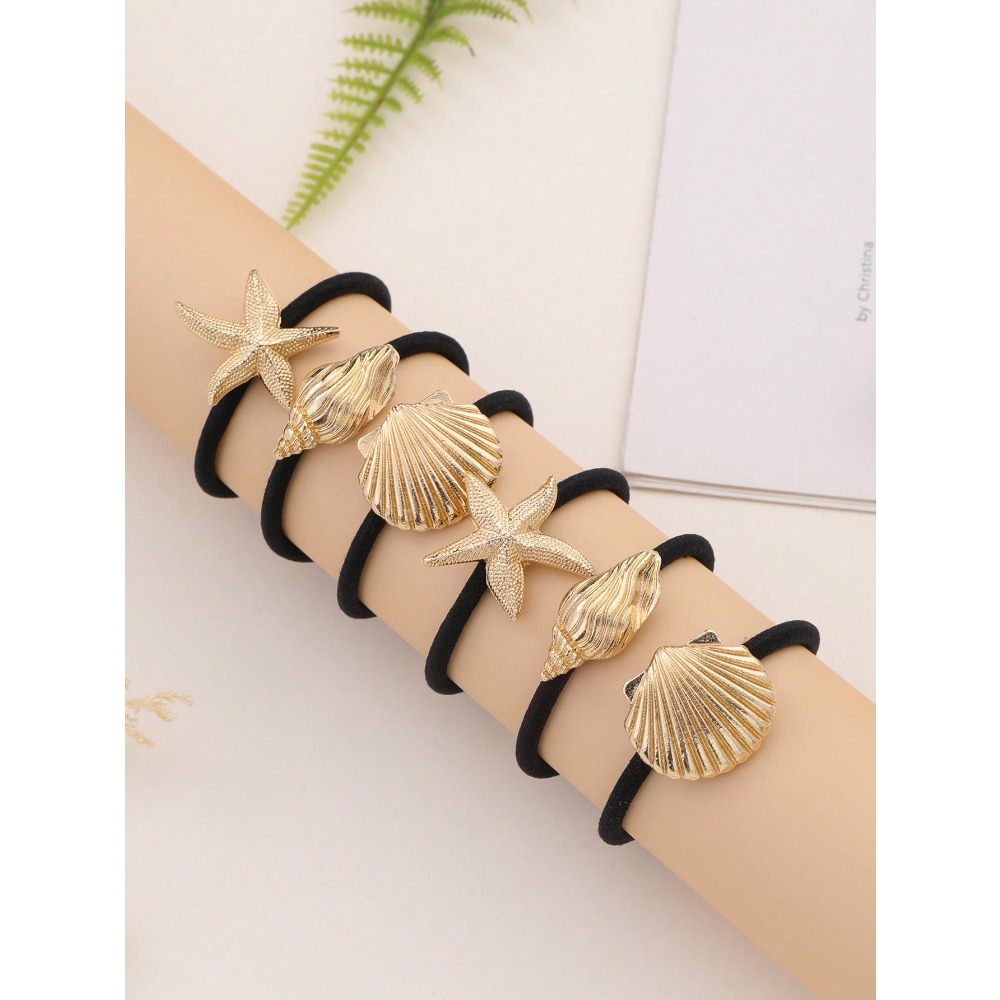 6pcs/3pcs Metal Ocean Series S – обзор и цена Silicone Band Women