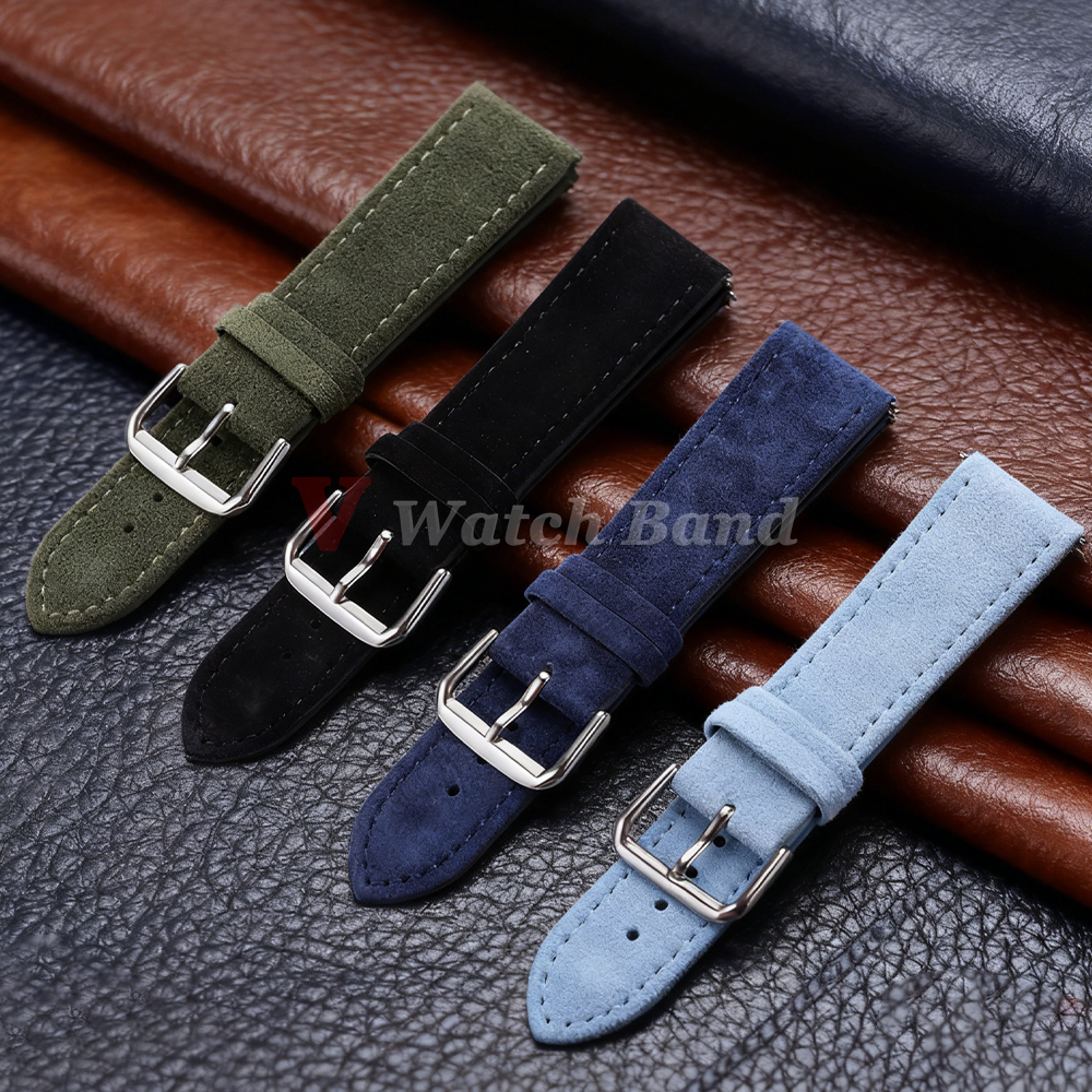 18/19/20/22mm Watch Band Genui – обзор и цена Suede Strap Watch