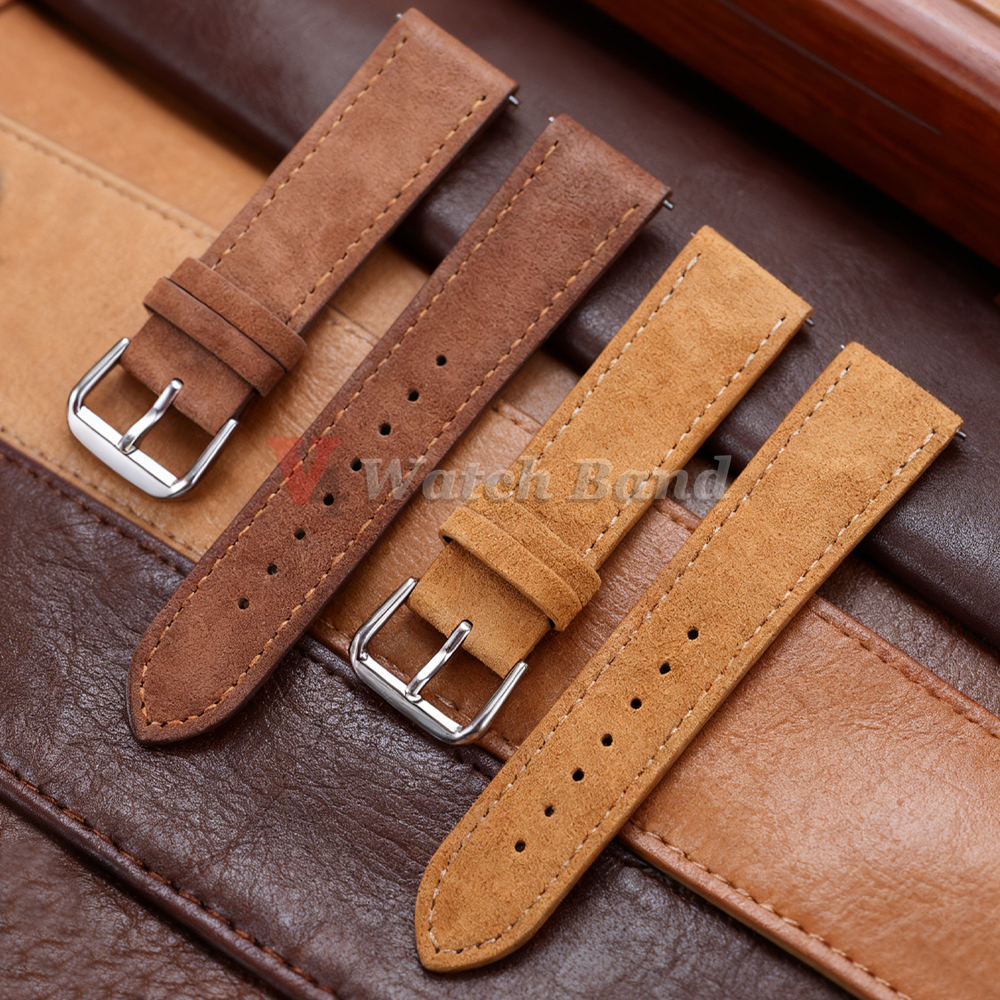 18/19/20/22mm Watch Band Genui – обзор и цена Suede Strap Watch