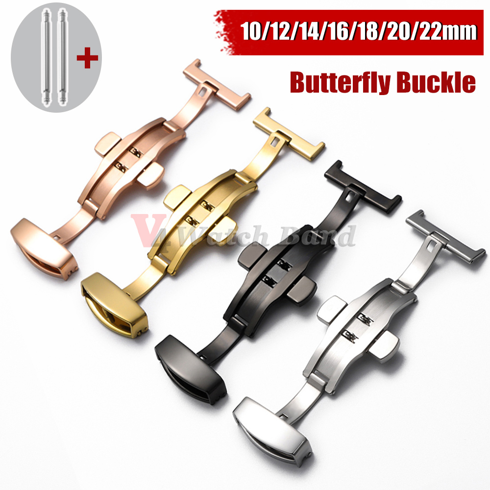 Stainless Steel Clasp Strap fo – обзор и цена Butterfly Clasp Deployant