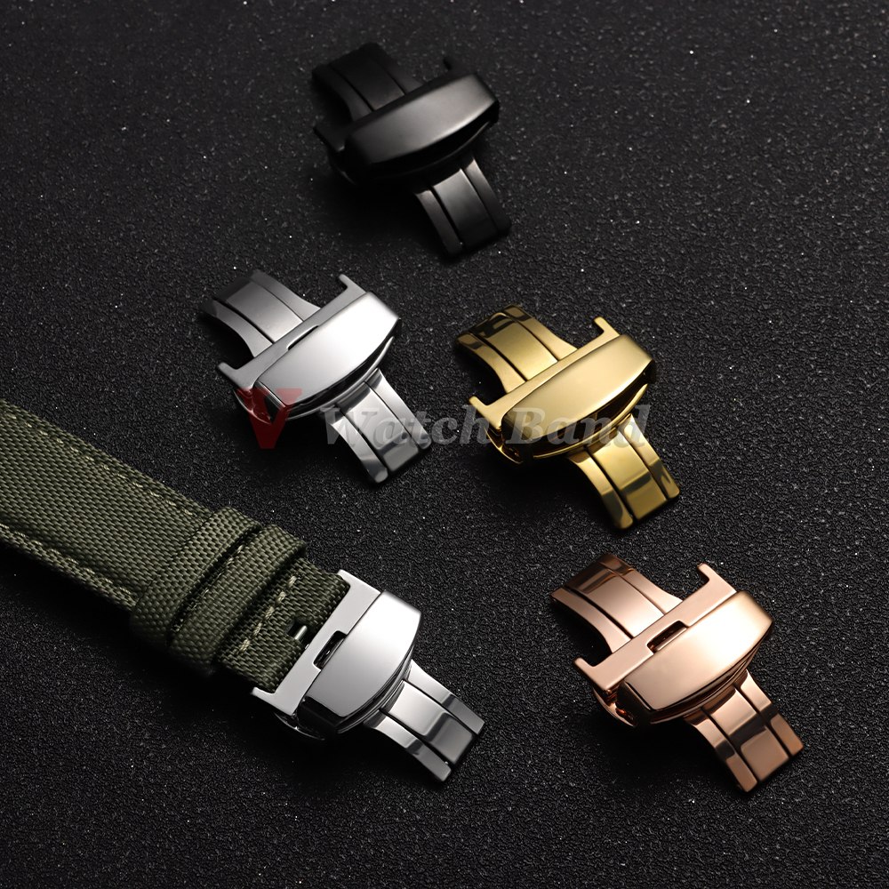 Stainless Steel Clasp Strap fo – обзор и цена Butterfly Clasp Deployant