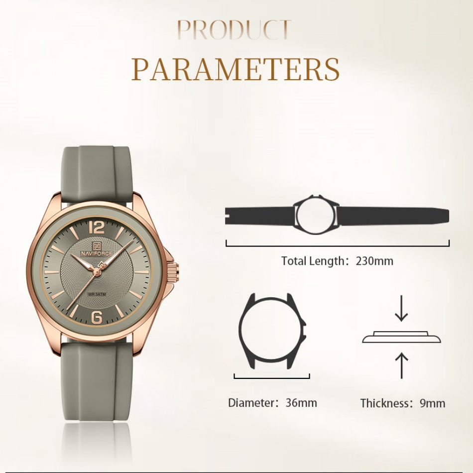 New Style NAVIFORCE Women's Wa – обзор и цена Silicone Band Women