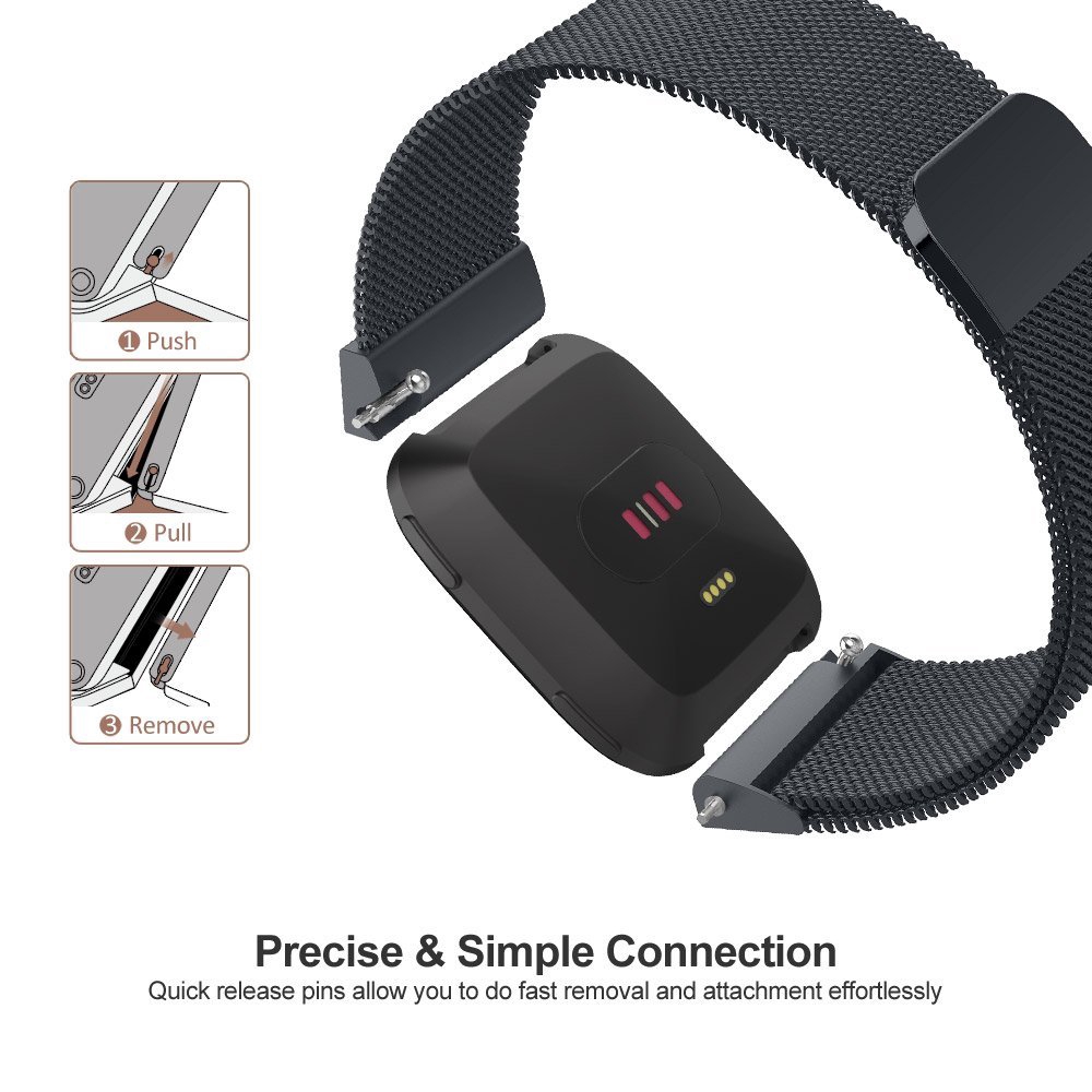 Milanese Mesh Band Strap for F – обзор и цена Milanese Loop Magnetic