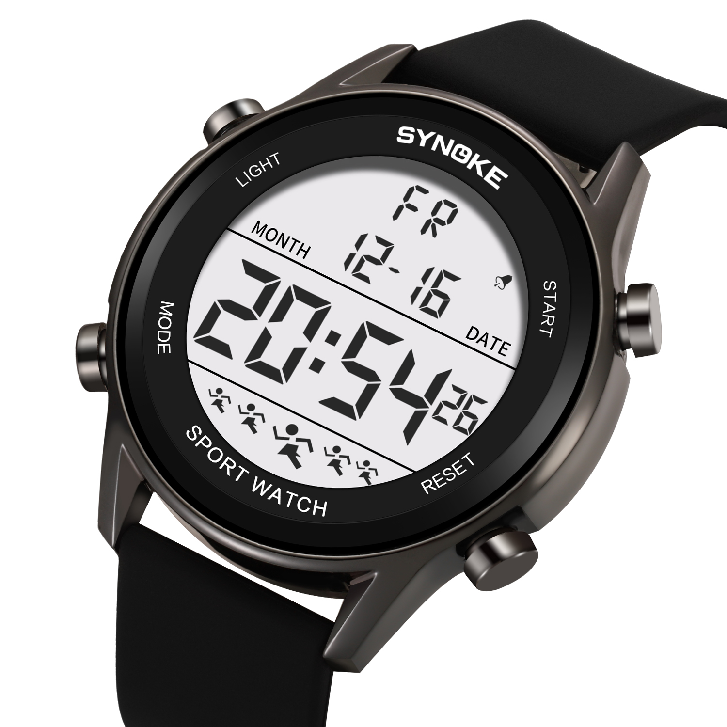 Digital Watches For Men Waterp – обзор и цена Rubber Strap Diver