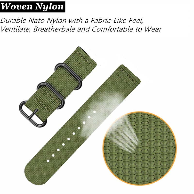 20mm 22 mm Canvas Sport Nylon  – обзор и цена Canvas Strap Watch