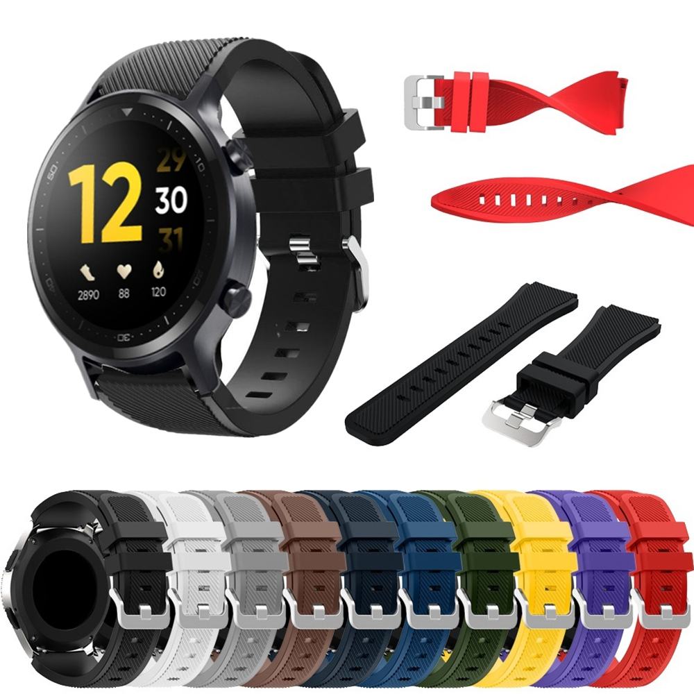 22mm Silicone Strap For Realme – обзор и цена Silicone Watch Band 22Mm