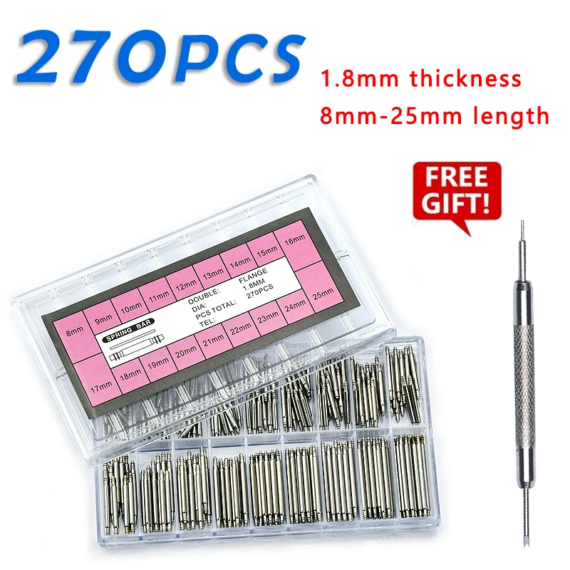 270pcs/set Strainless Steel Sp – обзор и цена Spring Bar Tool Set