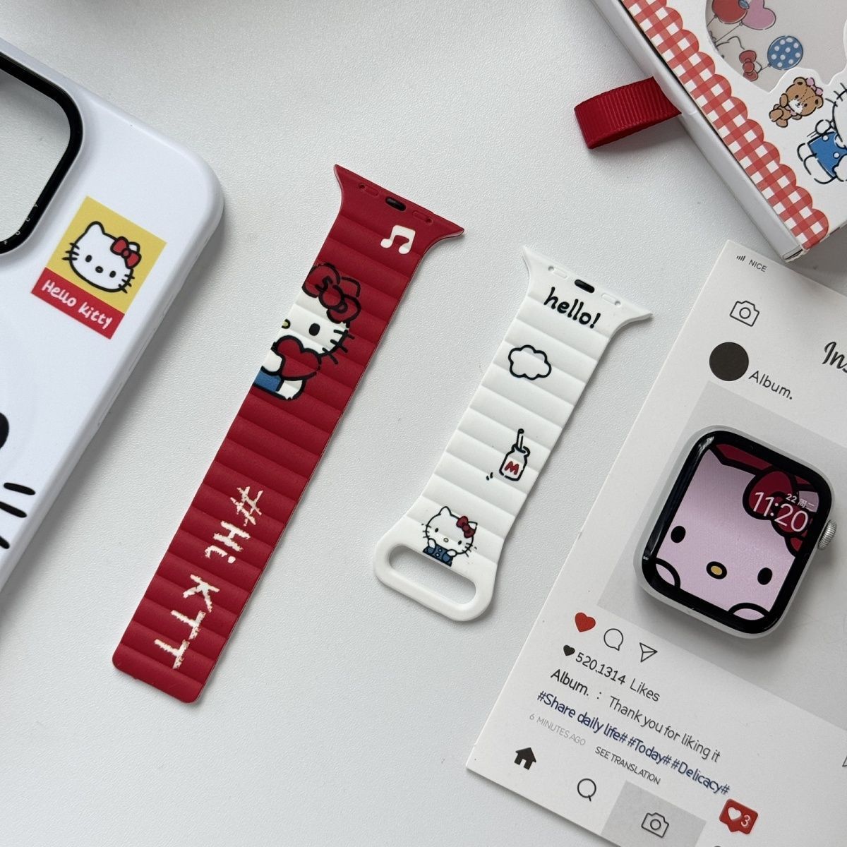 Anime Sanrio Hello Kitty Kurom – обзор и цена Silicone Band Women
