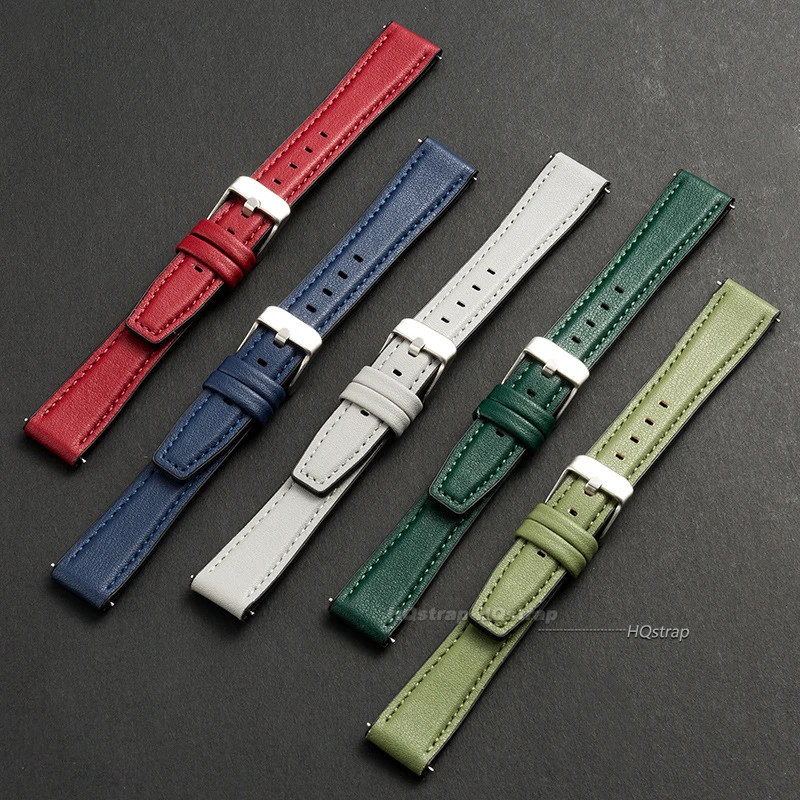 Ultra-thin Leather Watch Band  – обзор и цена Leather Strap Quick Release