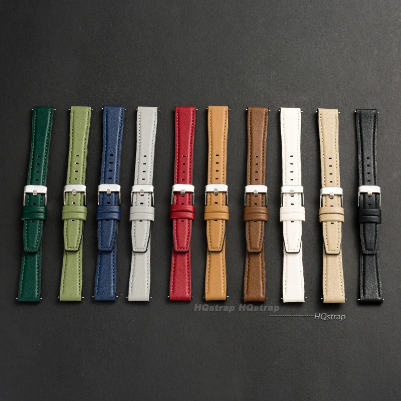 Ultra-thin Leather Watch Band  – обзор и цена Leather Strap Quick Release