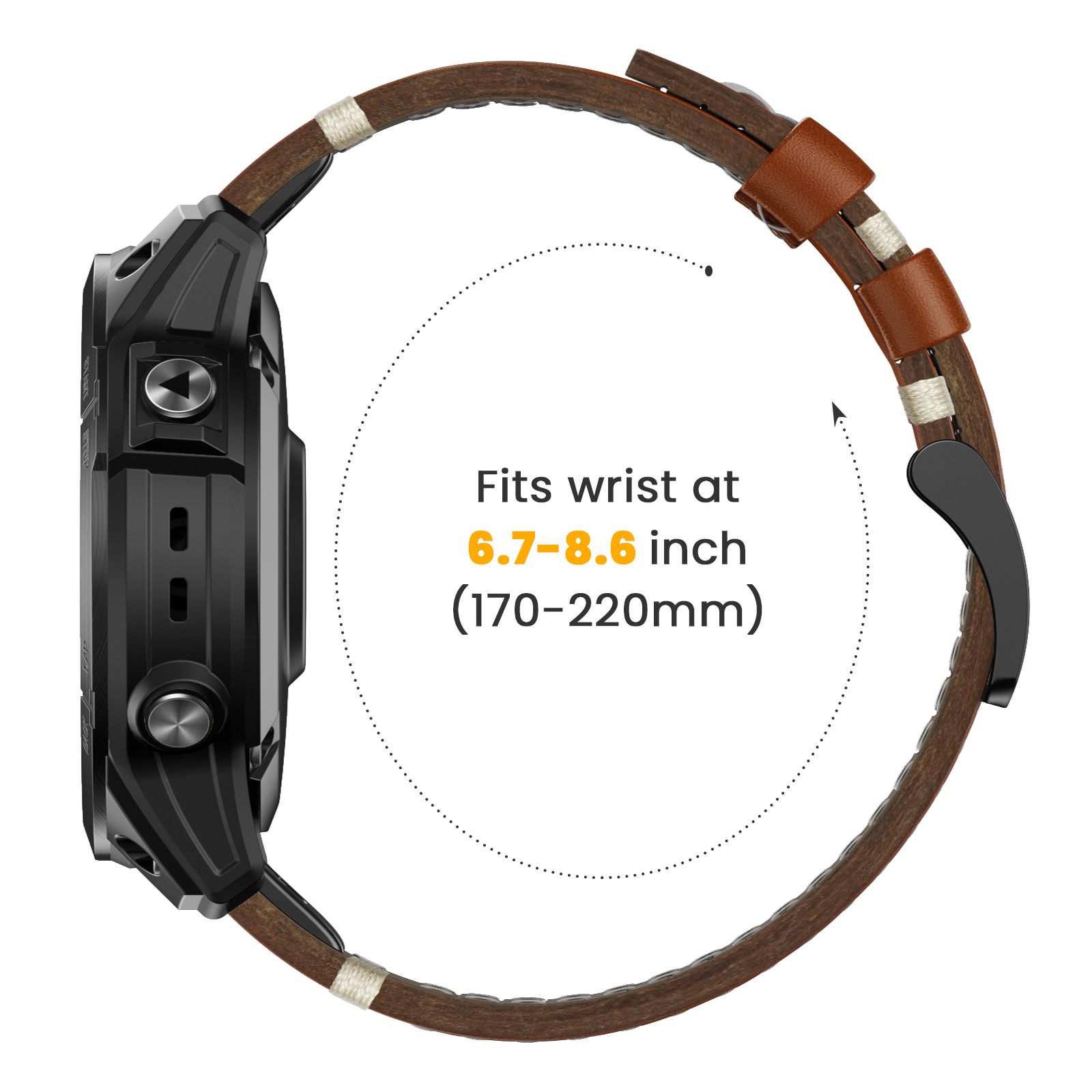 22 26mm Genuine Leather Strap  – обзор и цена Leather Strap Quick Release