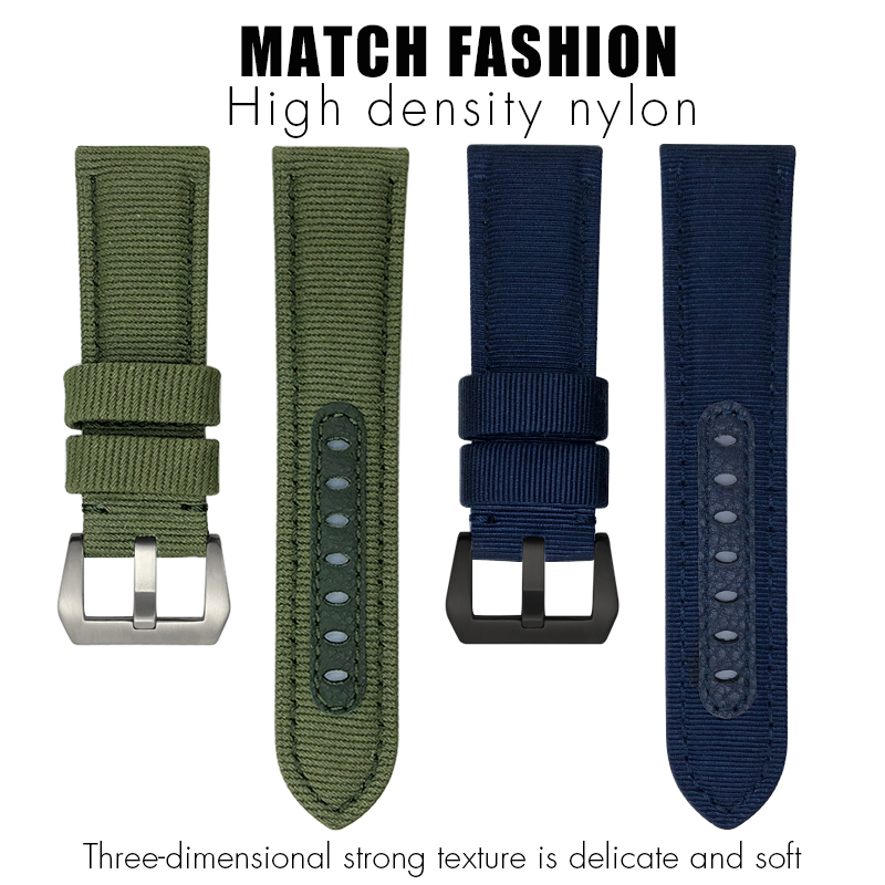 for Panerai 24mm New Nylon Wat – обзор и цена Canvas Strap Watch