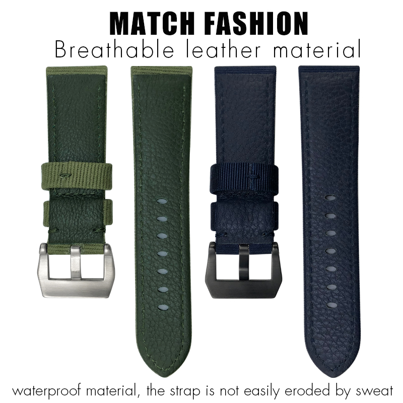 for Panerai 24mm New Nylon Wat – обзор и цена Canvas Strap Watch