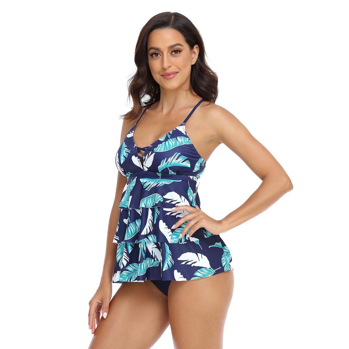 Woman Tankini Tropical Leaf Pr – обзор и цена Tropic Strap Vintage