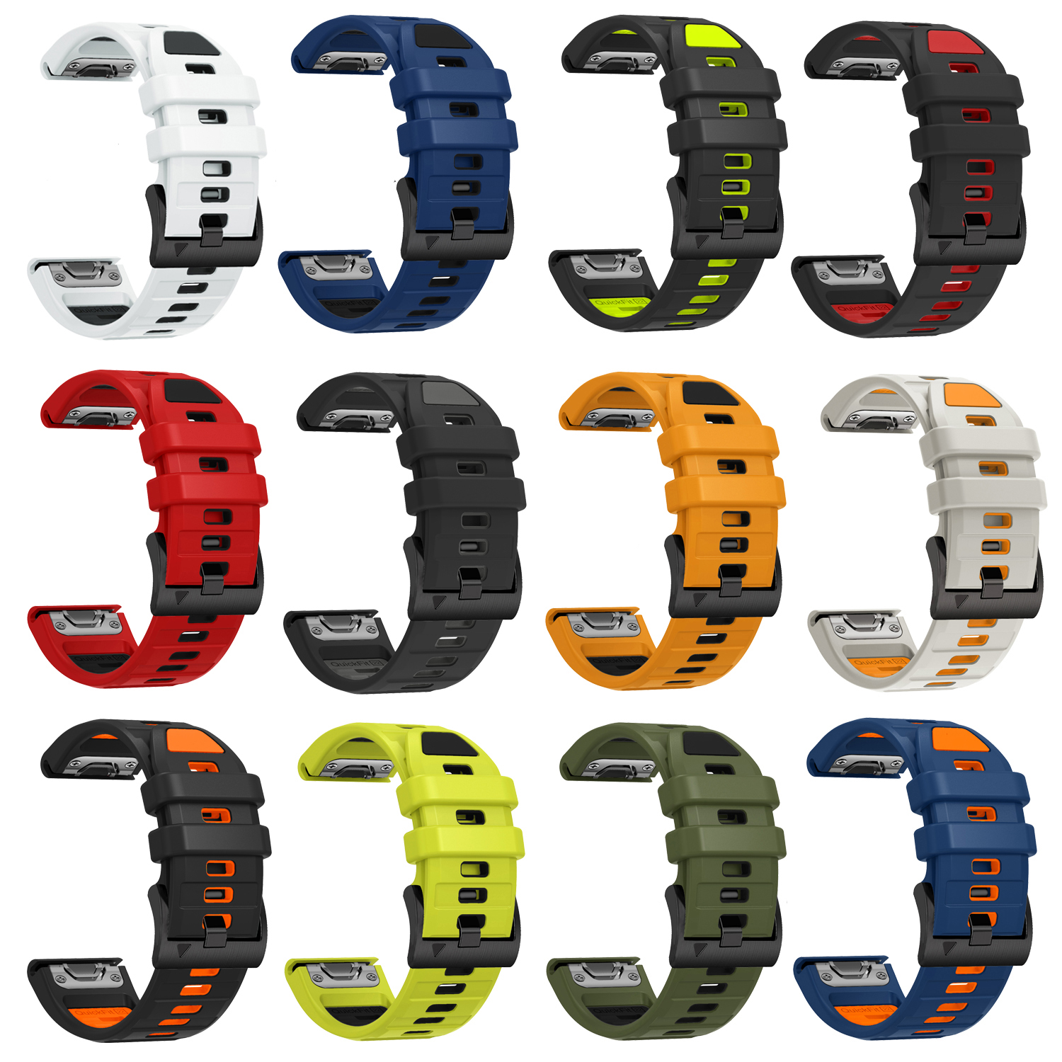 Fenix E 47mm Official QuickFit – обзор и цена Silicone Watch Band 22Mm