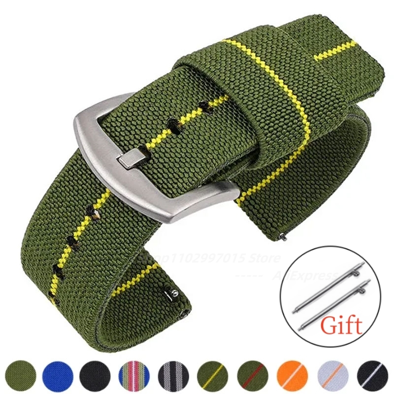 Nylon Watch Band 18mm 20mm 22m – обзор и цена Nato Strap Nylon